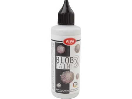 ViVA DECOR Blob Paint, 90 ml, paillettes d'argent