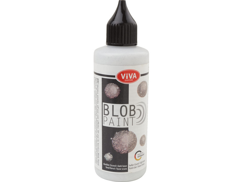ViVA DECOR Blob Paint, 90 ml, paillettes d'argent