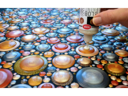 ViVA DECOR Blob Paint, 90 ml, paillettes d'hologramme