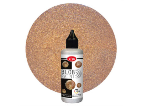 ViVA DECOR Blob Paint, 90 ml, paillettes bronze