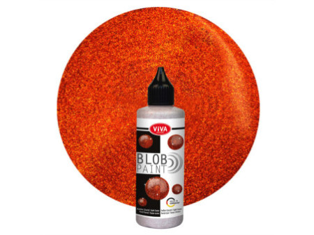 ViVA DECOR Blob Paint, 90 ml, paillettes cuivre