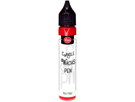 ViVA DECOR Candle Wachs Pen, 28 ml, rouge