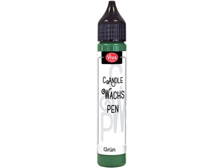 ViVA DECOR Candle Wachs Pen, 28 ml, vert
