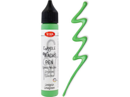 ViVA DECOR Candle Wachs Pen, 28 ml, vert tilleul