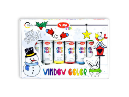 ViVA DECOR Kit Window Color Viva KIDS 'Let it snow'