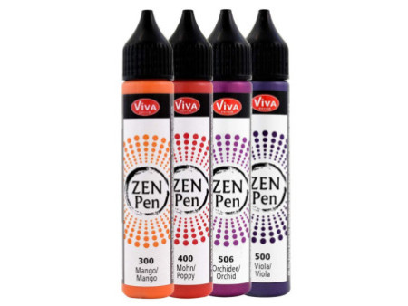 ViVA DECOR Stylo à perle Zen Pen 'Moment magique', set de 4
