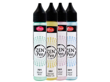 ViVA DECOR Stylo à perle Zen Pen 'Légèreté', set de 4
