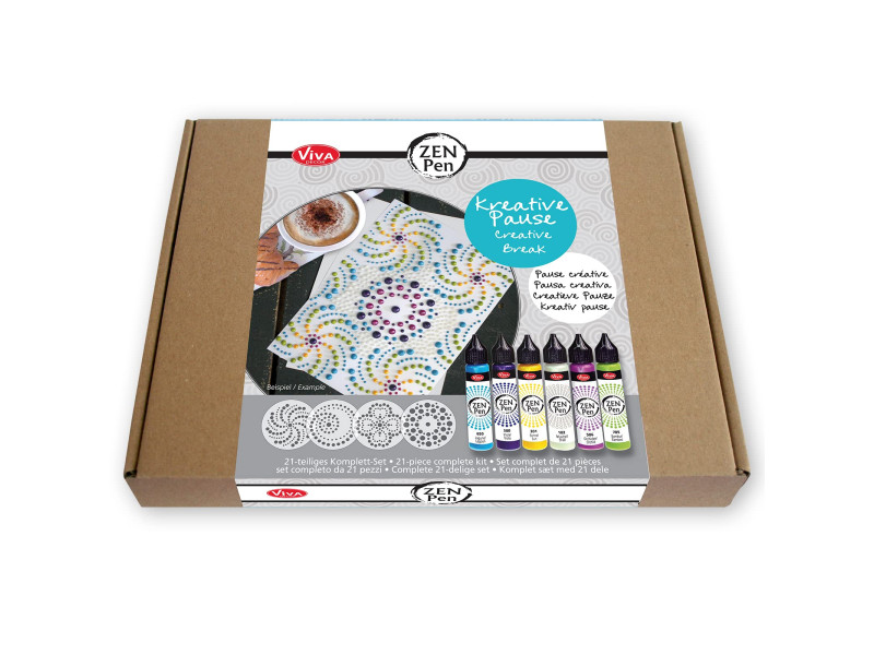 ViVA DECOR Stylo à perle Zen Pen 'Pause créative', 21 pièces