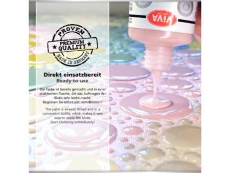 ViVA DECOR Peinture Blob Paint 90 ml, crème