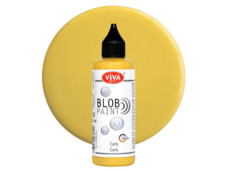 ViVA DECOR Peinture Blob Paint 90 ml, curry