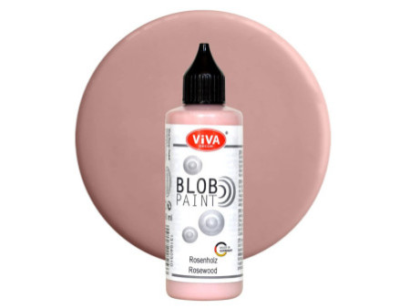ViVA DECOR Peinture Blob Paint 90 ml, bois de rose