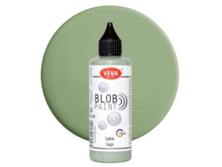 ViVA DECOR Peinture Blob Paint 90 ml, sauge