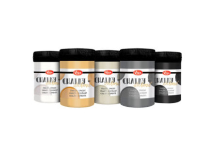 ViVA DECOR Set de couleurs craie 'Chalky pastell', 5 pièces