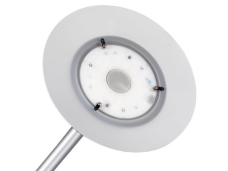 UNiLUX Lampadaire à LED VARIAGLASS, couleur: gris métallisé