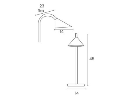 UNiLUX Lampe de bureau à LED SOL, couleur: blanc