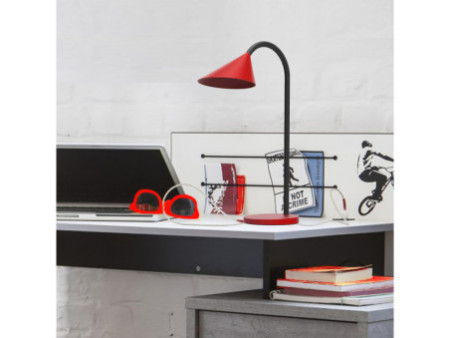 UNiLUX Lampe de bureau à LED SOL, couleur: rouge