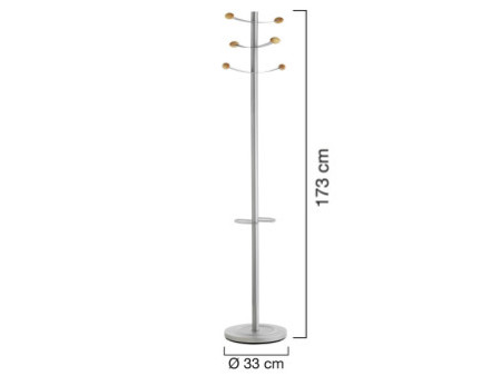 UNiLUX Portemanteau 'BOUQUET', hauteur: 1.735 mm, gris