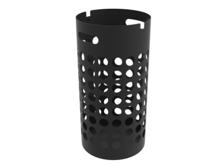 UNiLUX Porte-parapluie SLIM, en plastique, noir