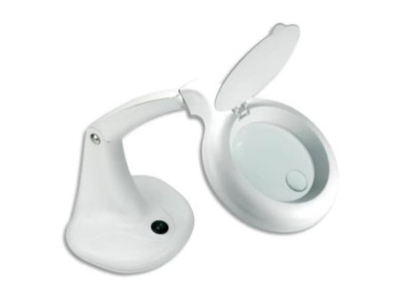 UNiLUX Lampe loupe à LED MINI ZOOM, avec 2 lentilles, blanc