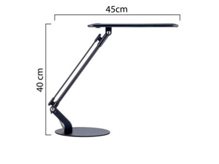 UNiLUX Lampe de bureau à LED RUMBA, noir