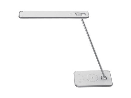 UNiLUX Lampe de bureau à LED JAZZ, blanc / gris métallisé
