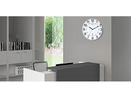 UNiLUX Horloge radio-pilotée 'WAVE', argent
