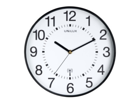 UNiLUX Horloge murale radio-pilotée 'MAXI WAVE', noir