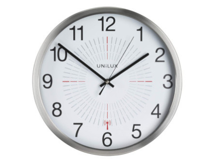 UNiLUX Horloge murale radio-pilotée 'OUTDOOR', argent