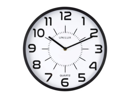 UNiLUX Horloge à quartz 'POP', diamètre: 300 mm, noir