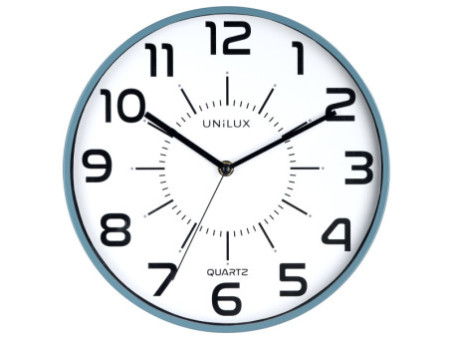 UNiLUX Horloge à quartz 'POP', diamètre: 300 mm, bleu