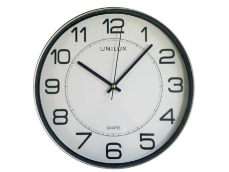 UNiLUX Horloge murale à quartz 'MAGNET', magnétique