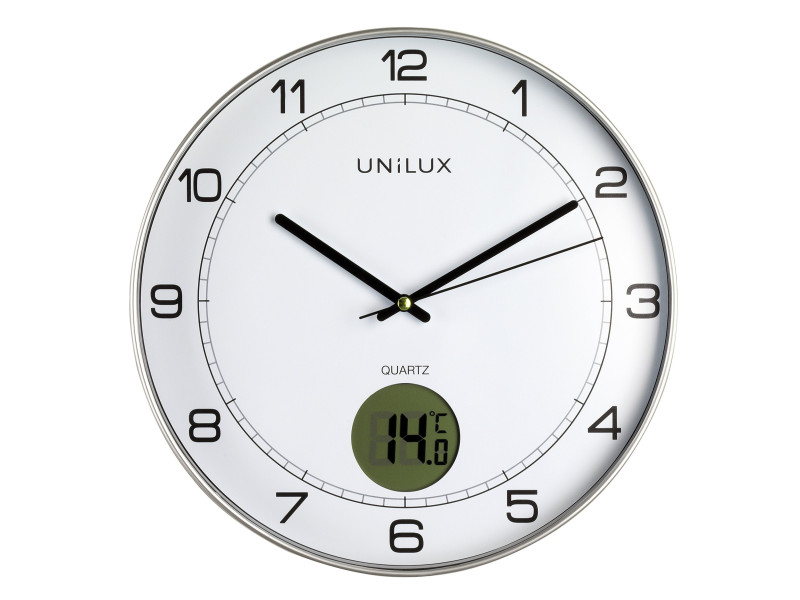 UNiLUX Horloge murale à quartz 'TEMPUS', diamètre: 300 mm