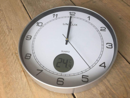 UNiLUX Horloge murale à quartz 'TEMPUS', diamètre: 300 mm