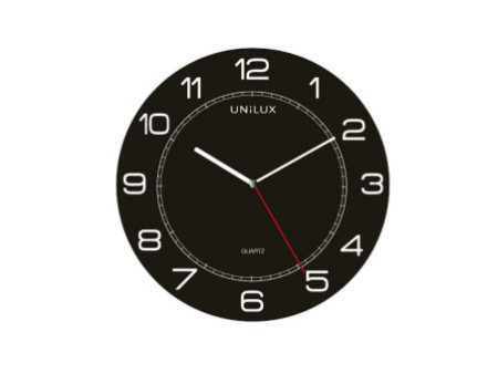 UNiLUX Horloge murale à quartz 'MEGA', diamètre: 600 mm