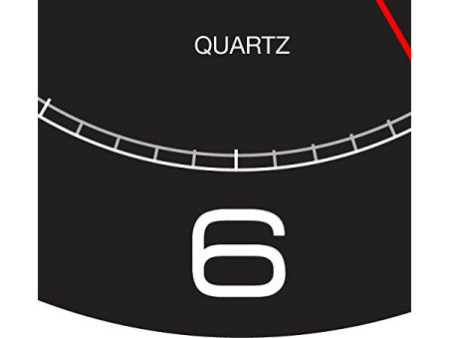 UNiLUX Horloge murale à quartz 'MEGA', diamètre: 600 mm