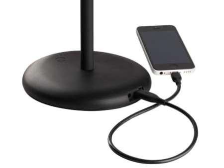 UNiLUX Lampe de bureau à LED EASY, noir