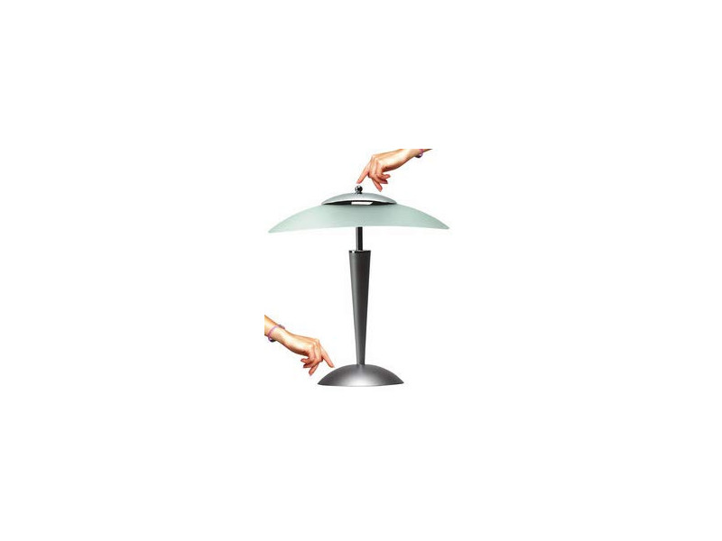 UNiLUX Lampe de bureau à LED CRISTAL, argent