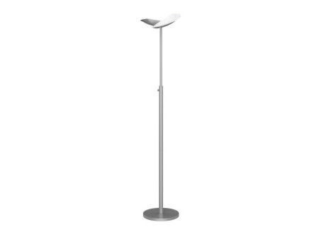 UNiLUX Lampadaire à LED ZELUX, argent
