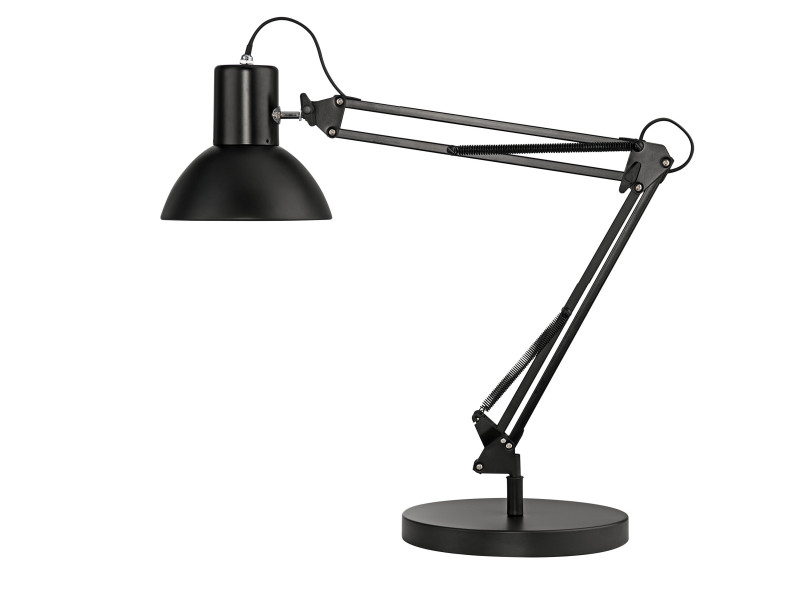 UNiLUX Lampe de bureau SUCCESS 66, pince/socle, noir