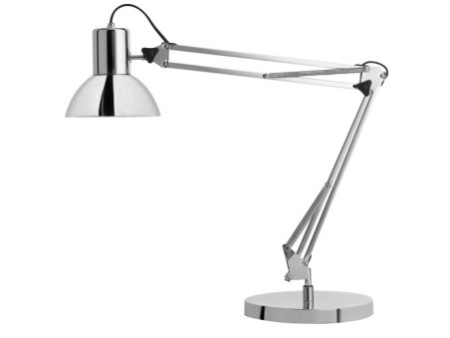UNiLUX Lampe de bureau à LED SUCCESS 80, pince/socle, chrome