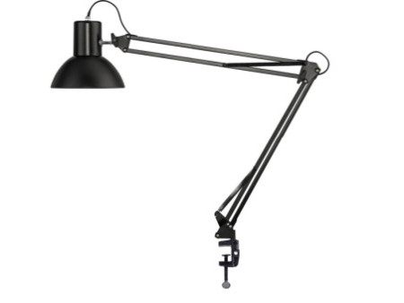 UNiLUX Lampe de bureau SUCCESS 105, pince, noir
