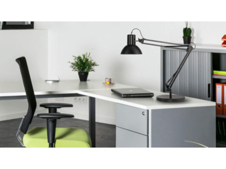 UNiLUX Lampe de bureau SUCCESS 105, pince, noir