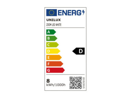 UNiLUX Lampe loupe à LED ZOOM, avec pince de table, blanc