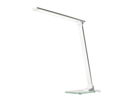 UNiLUX Lampe de bureau à LED POPY, dimmable, socle en verre