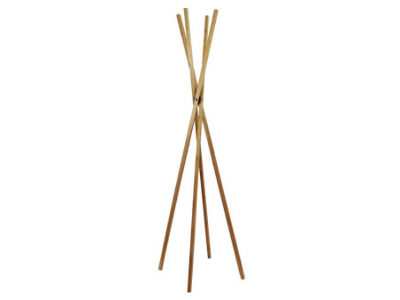 UNiLUX Porte-manteau TIPY, 4 patères, en bambou
