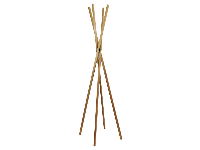 UNiLUX Porte-manteau TIPY, 4 patères, en bambou