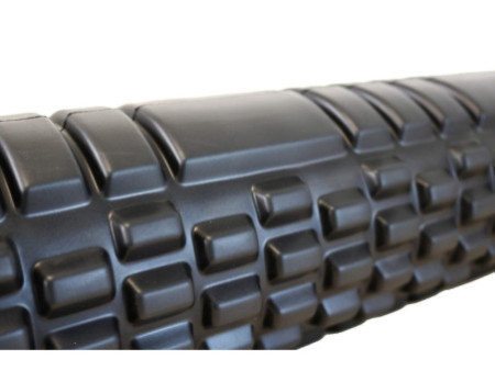 UNiLUX Repose-pieds ROLLER FEET, structure en relief, noir