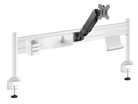 UNiLUX Support pour bras pour écran ERGO STATION, blanc
