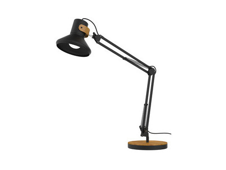 UNiLUX Lampe de bureau à LED BAYA BAMBOO, noir - bambou