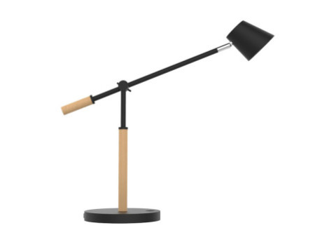 UNiLUX Lampe de bureau à LED VICKY, dimmable, hêtre/noir